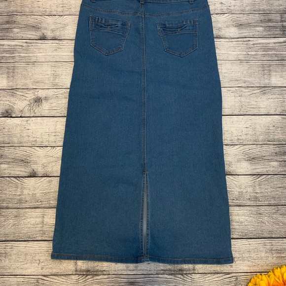 Long jean skirt - Picture 2 of 2